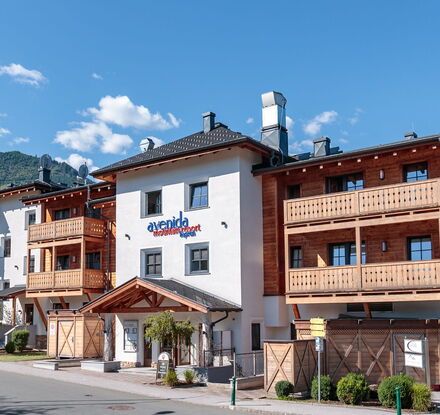 Vogelperspektive des Avenida Mountain Resort Kaprun