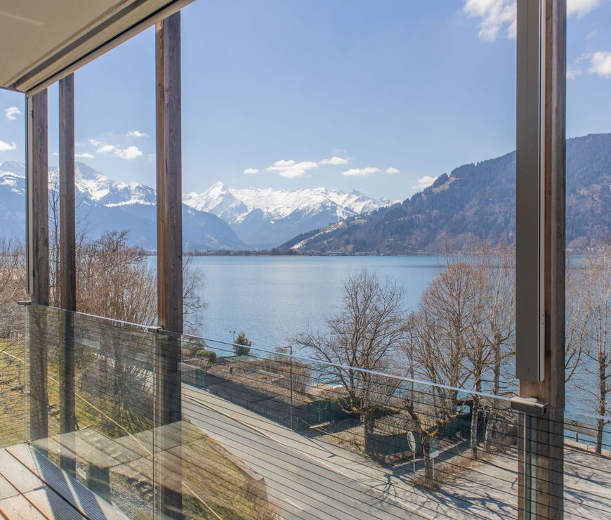 Residence Bellevue Zell am See: Balkon mit Ausblick auf den See