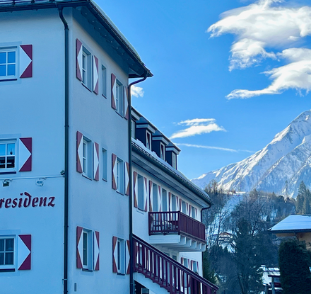 Exterior view of the Kitz Residence Kaprun winter Exterior view of the Kitz Residence Kaprun winter