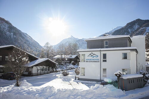 Exterior view of the Gletscherblick Kaprun winter