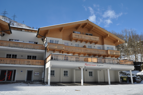 Front view of the Alpine Resort Kaprun