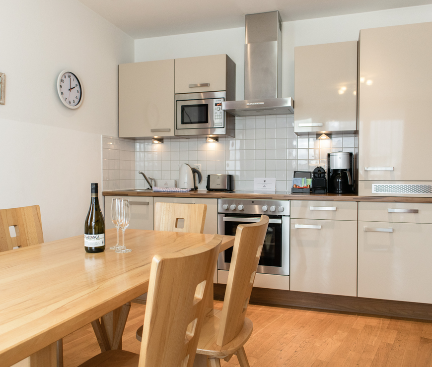 Adler Resort Kaprun: holiday flat with fully equipped kitchen